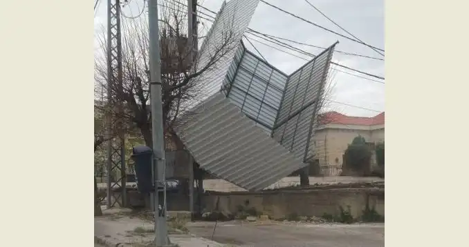 انقطاع التيار الكهربائي في جزين