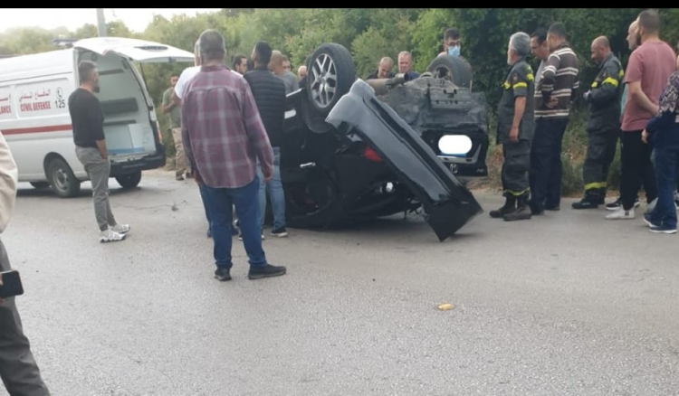 حادث وفاة شاب جراء انزلاق سيارته في جران – البترون
