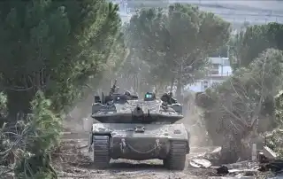 دبابة اسرائيلية جنوب لبنان