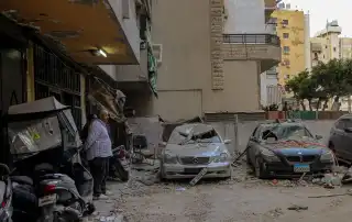 دمار غارة الضاحية