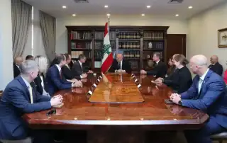 عون مُستقبلاً وفداً من معهد الشرق الأوسط للدراسات في واشنطن