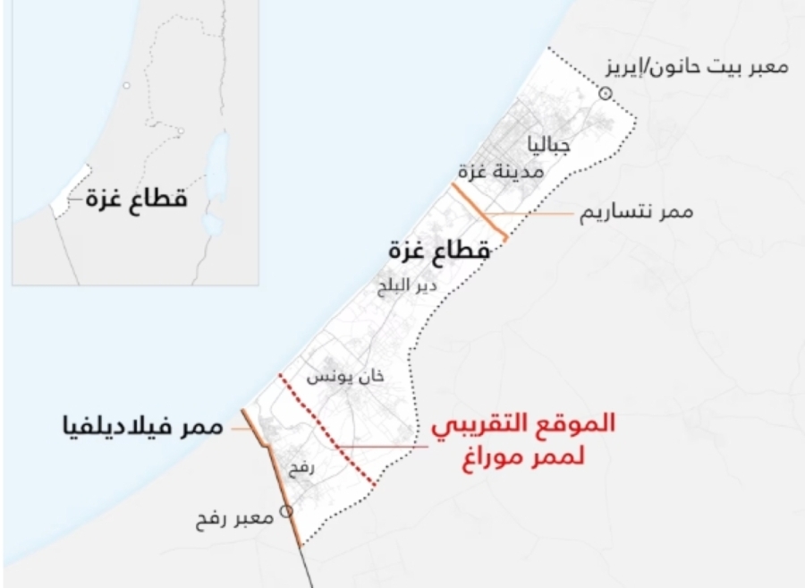 غزة ممر موراغ غزة معزولة بالكامل… ممر موراغ يرسخ الحصار ويعيد رسم الجغرافيا – السياسية للقطاع
