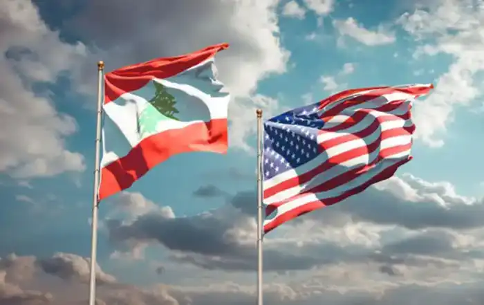 لبنان اميركا علم
