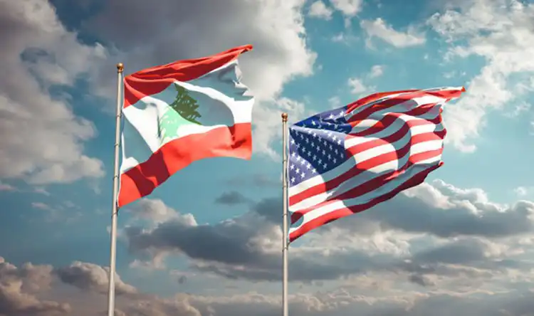 لبنان اميركا علم
