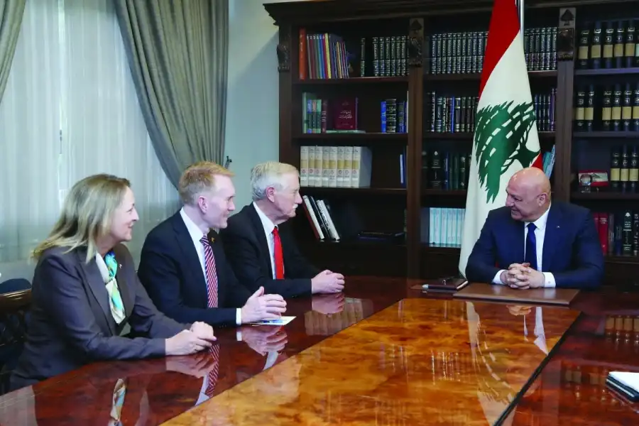 الرئيس عون مع كينغ