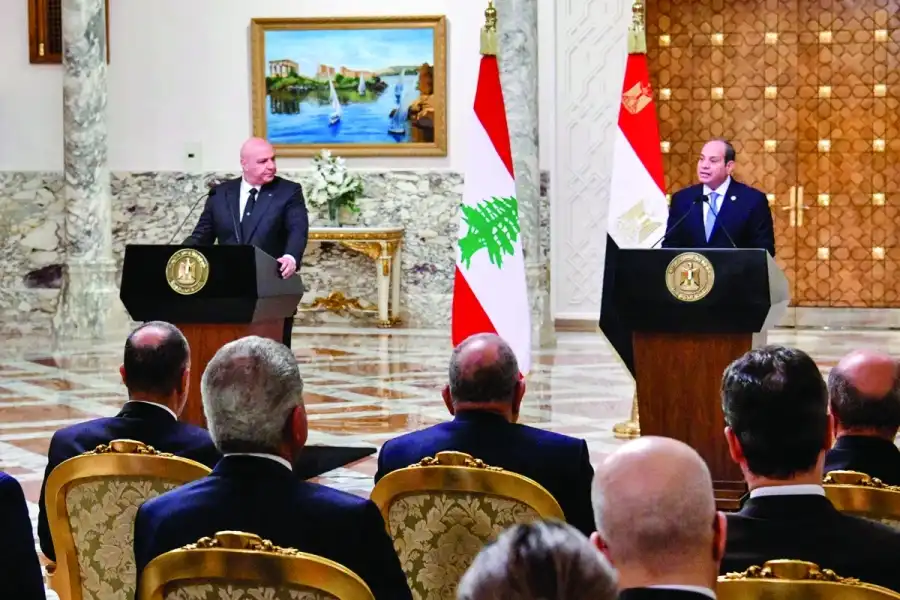السيسي وعون