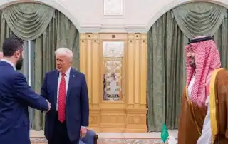 ترامب وبن سلمان والشرع