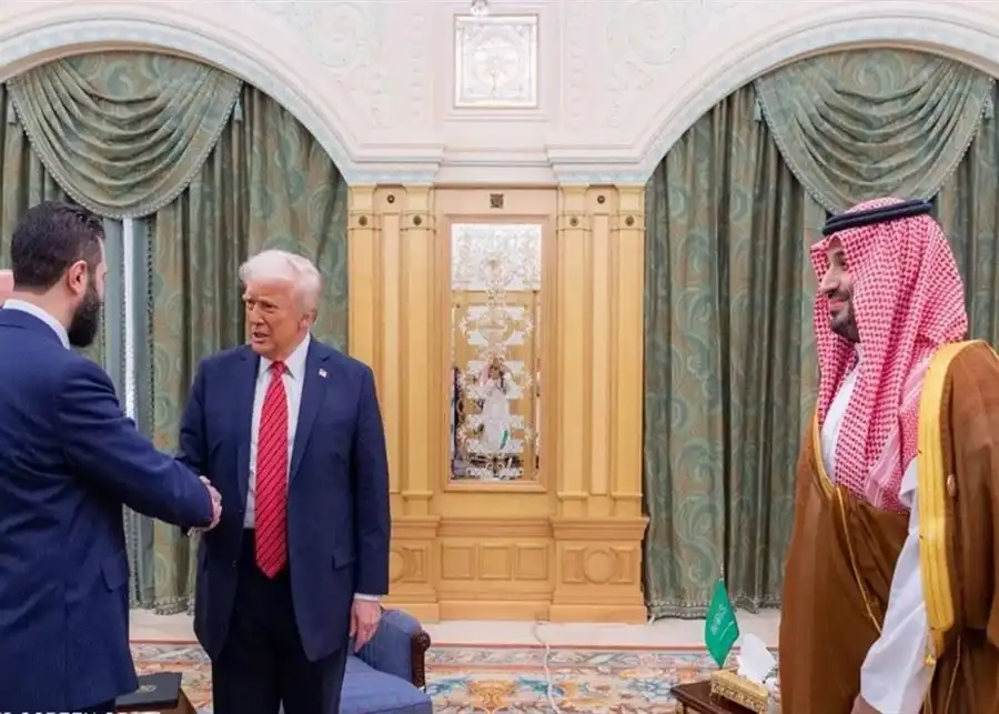 ترامب وبن سلمان والشرع