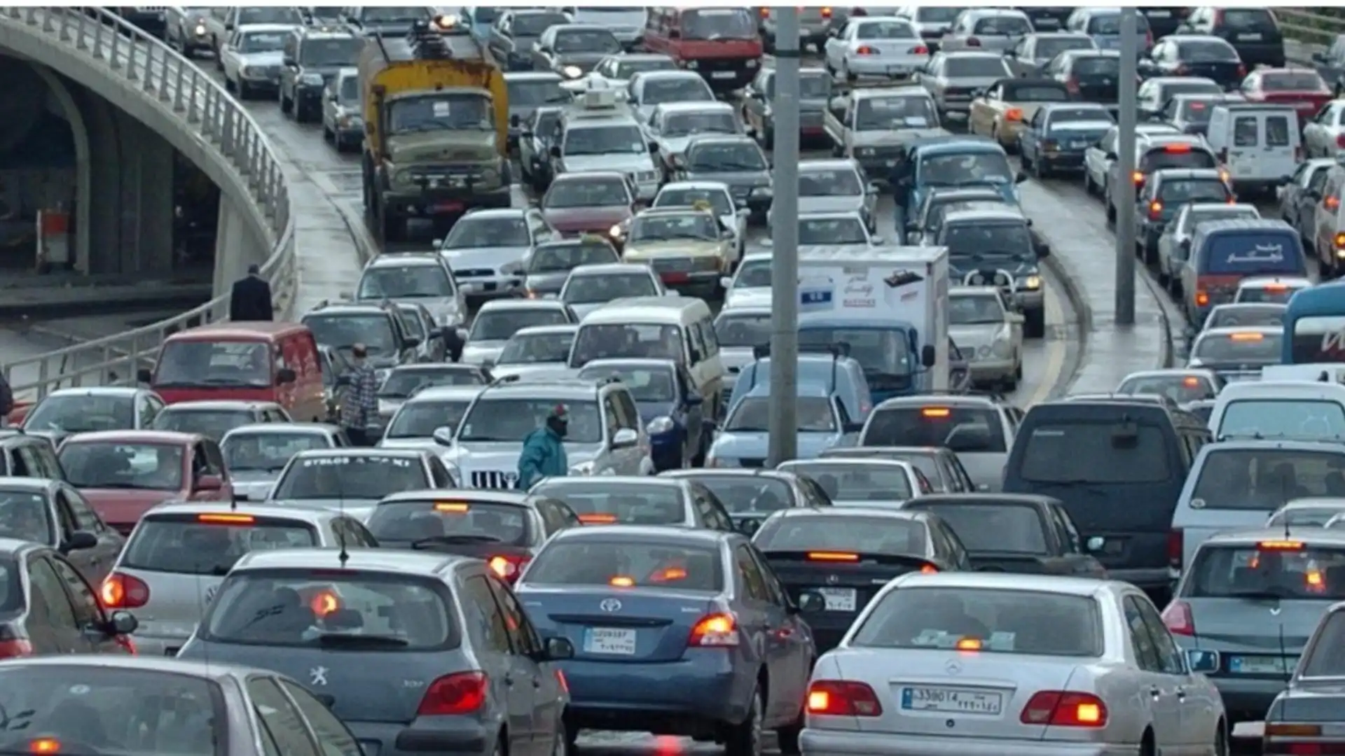 زحمة سير خانقة