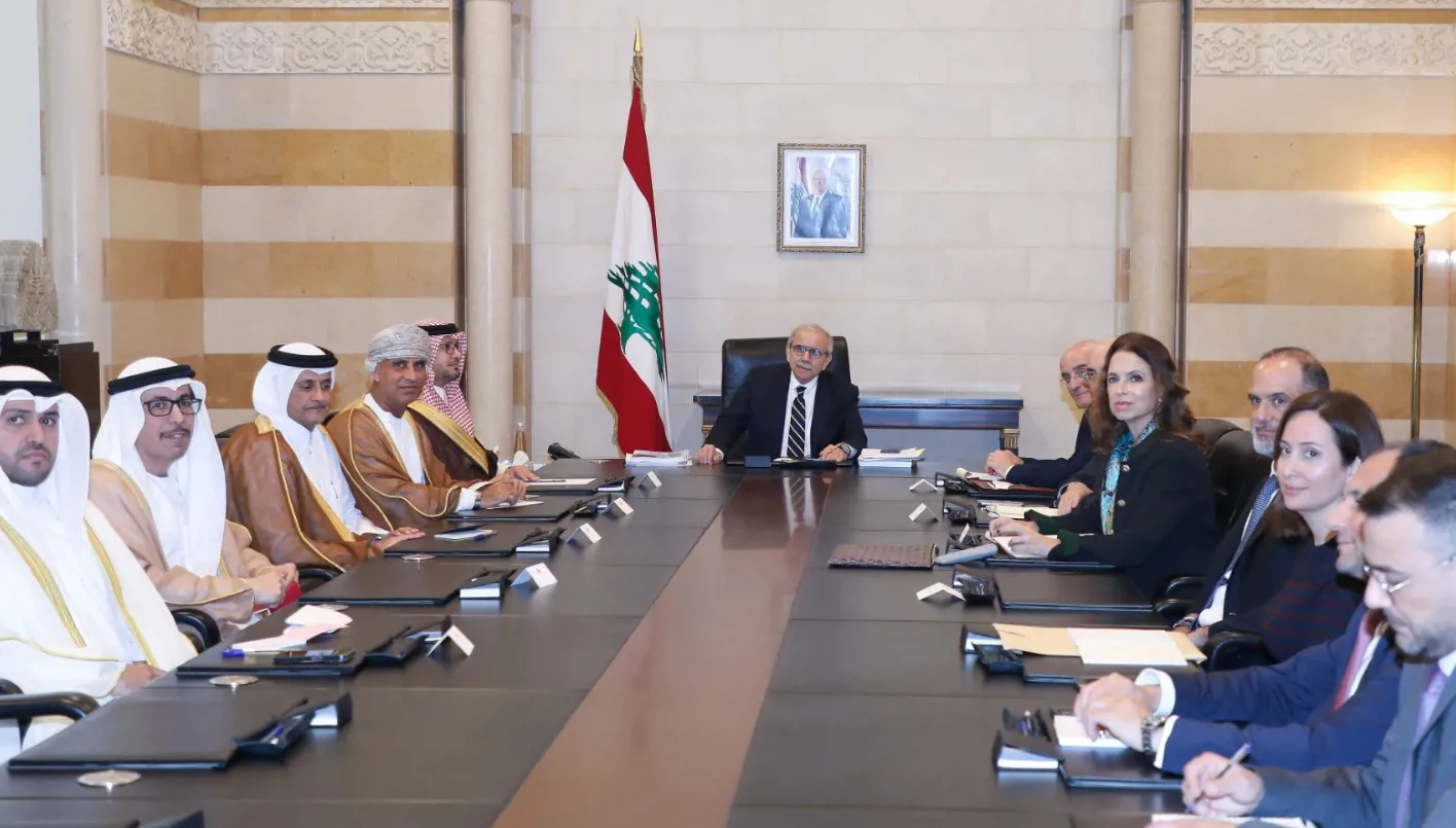 سلام وسفراء مجلس التعاون الخليجي