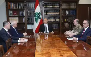 عون اجتماع امني