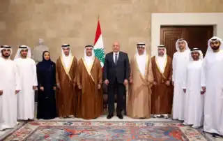 عون الوفد الاماراتي