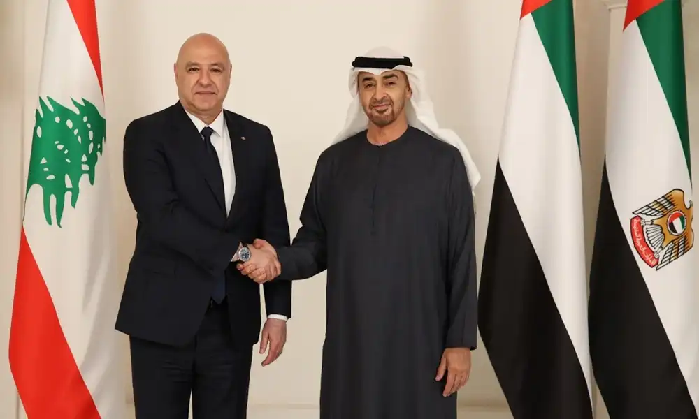لبنان الامارات عون