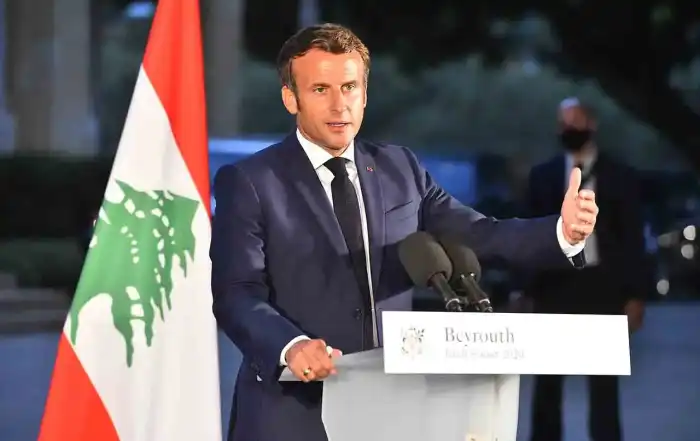 ماكرون في لبنان