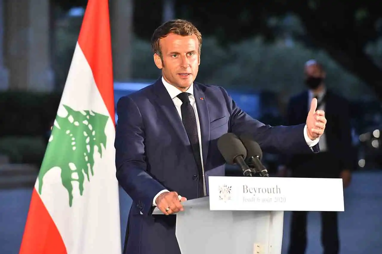 ماكرون في لبنان