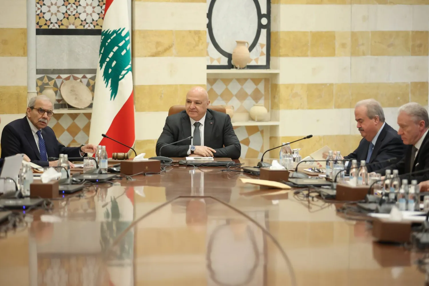 مجلس الدفاع الاعلى عون سلام مجلس الدفاع الاعلى عون سلام