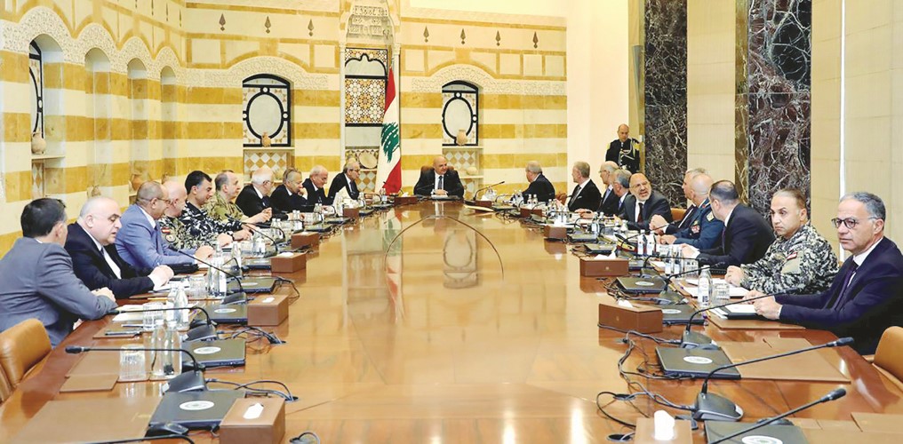 مجلس الدفاع الاعلى1 تحذير لبنان الرسمي لحركة «حماس» تحول في قواعد الاشتباك الداخلية