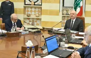 مجلس الوزراء الرئيس عون 1