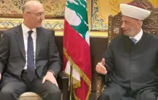 وزير الداخلية أحمد الحجار مجتمعاً مع مفتي الجمهورية عبد اللطيف دريان