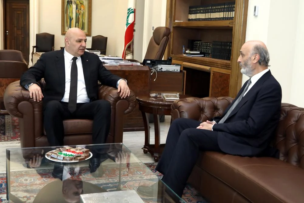 جعجع جوزف عون جعجع للمرة الأولى في بعبدا… لقاء إيجابي وارتياح بينه وبين عون
