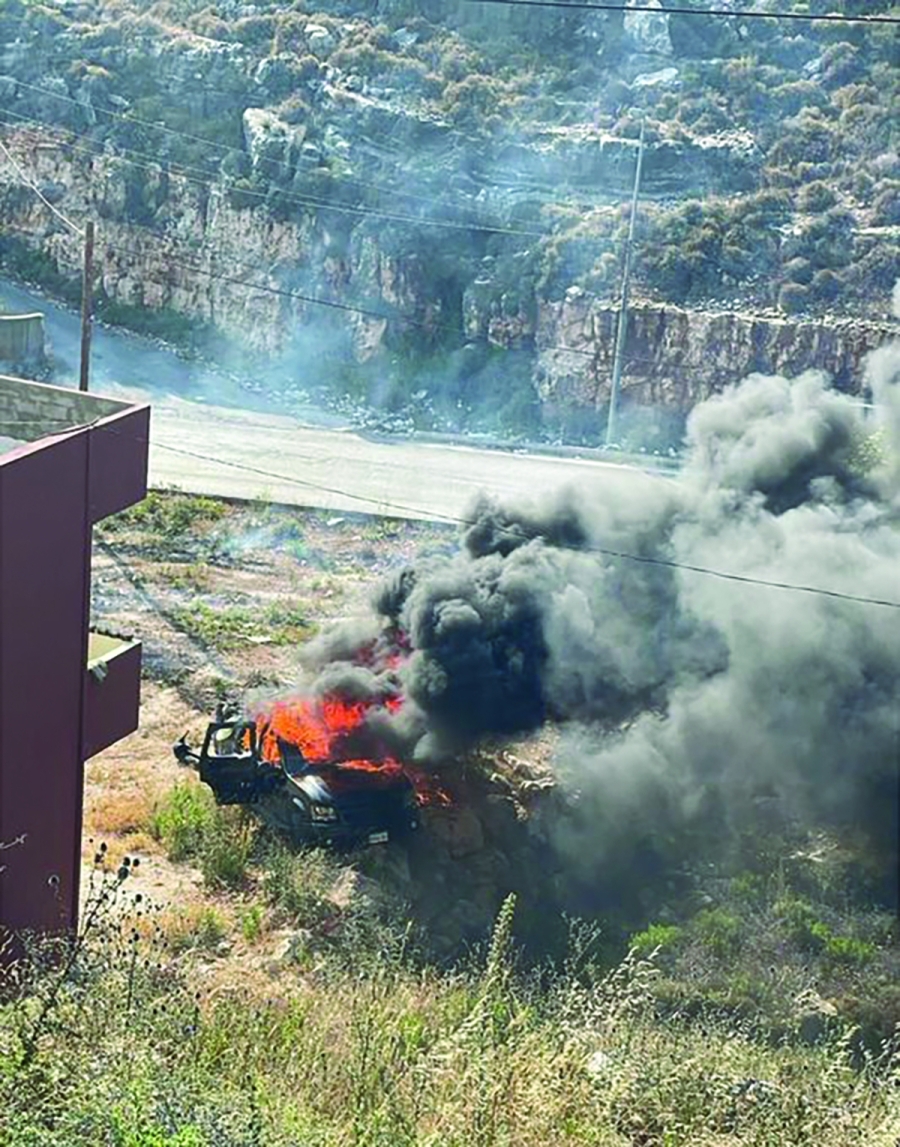 حصيلة الجرحى تزداد اثر استهداف السيارة بخلدة