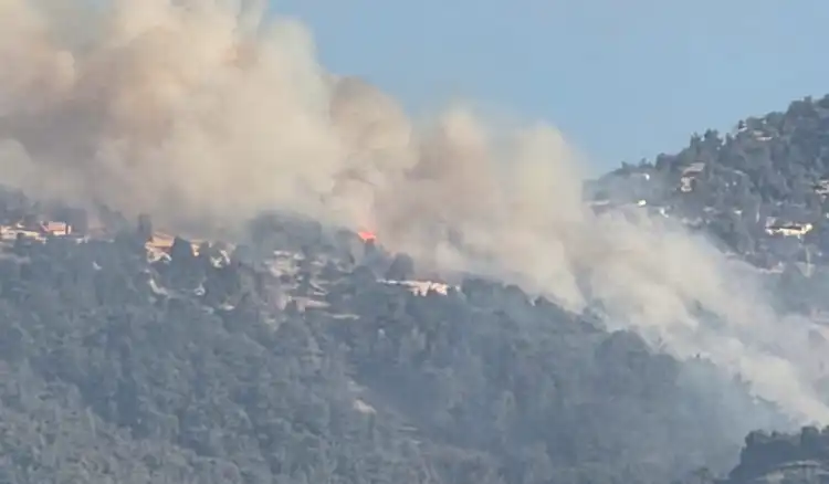 حريق القبيات