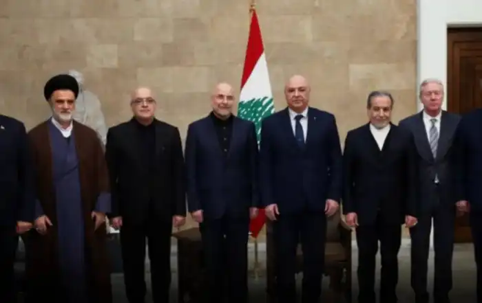 عون وفد ايراني