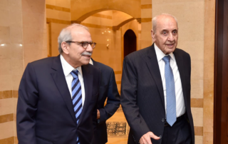 نبيه بري ونواف سلام