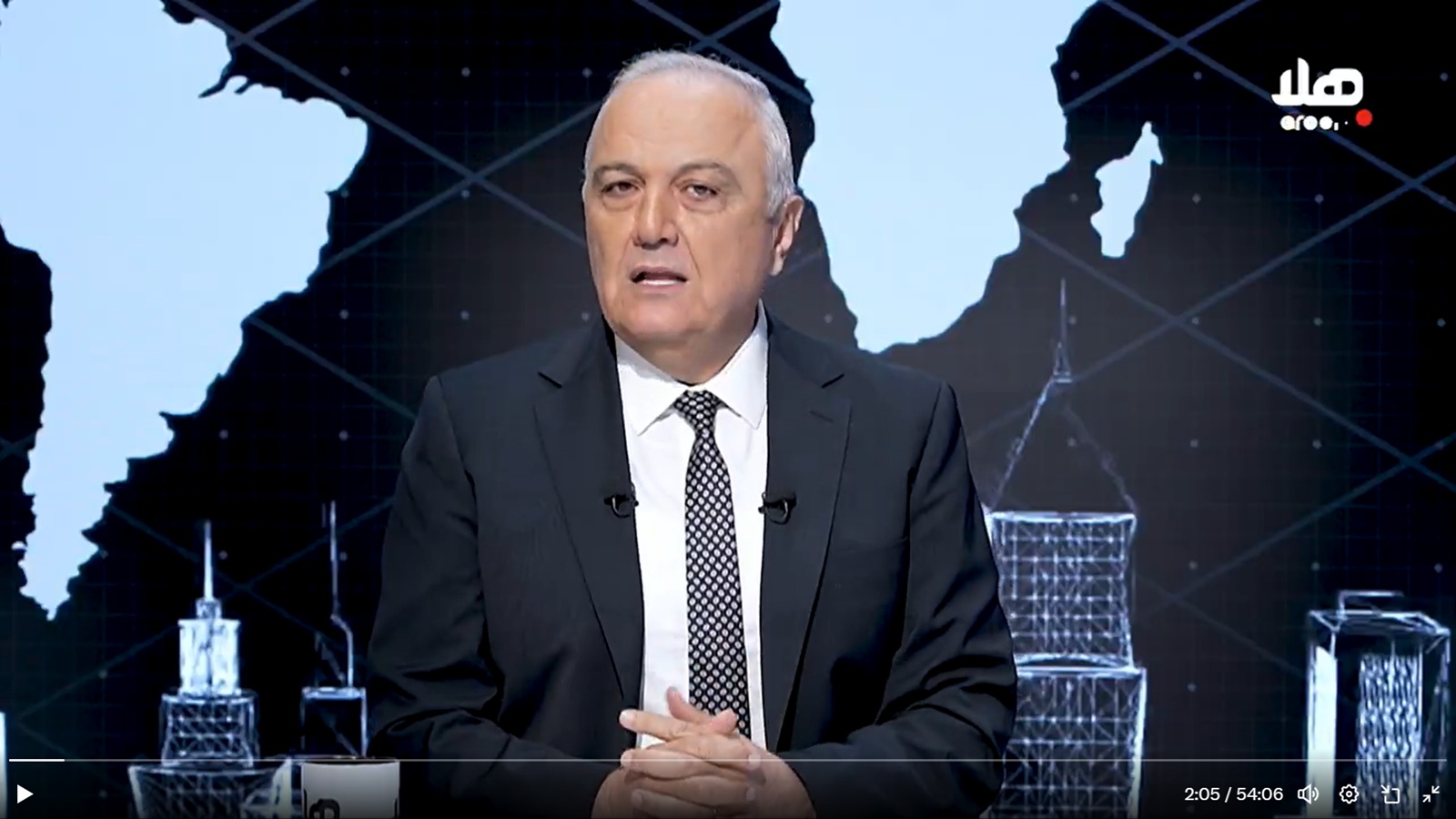 وليد عبود مؤتمرٌ صحافي رفضاً لاجتزاء الحقيقة والتضليل والترهيب