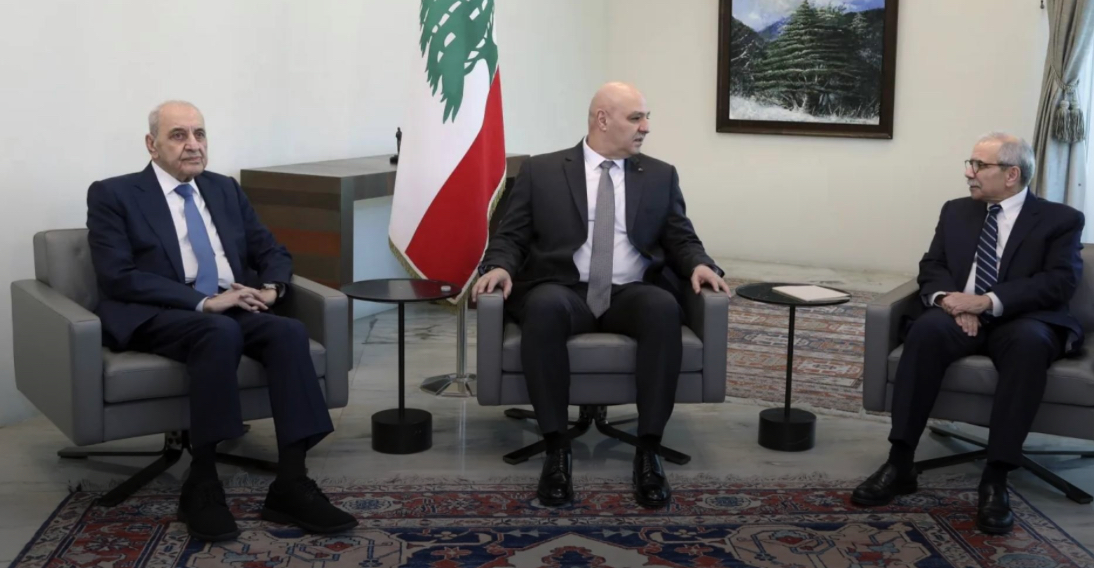 اجتماع رئاسي ثلاثي في بعبدا قبل وصول الموفد الأميركي برّاك إلى بيروت