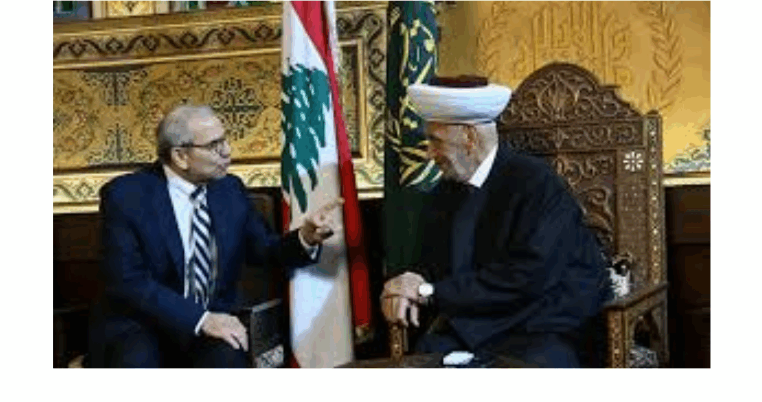 IMG_1313 سلام استقبل المفتي دريان مساءً على رأس وفد من مفتيي المناطق