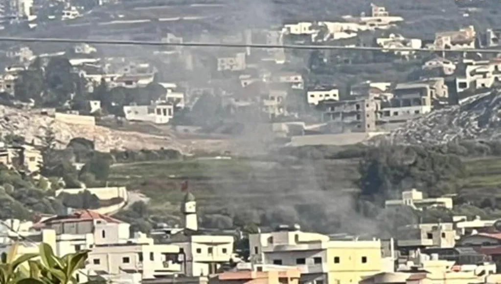 صورة لضحايا الغارة التسرائيلية على دبعال