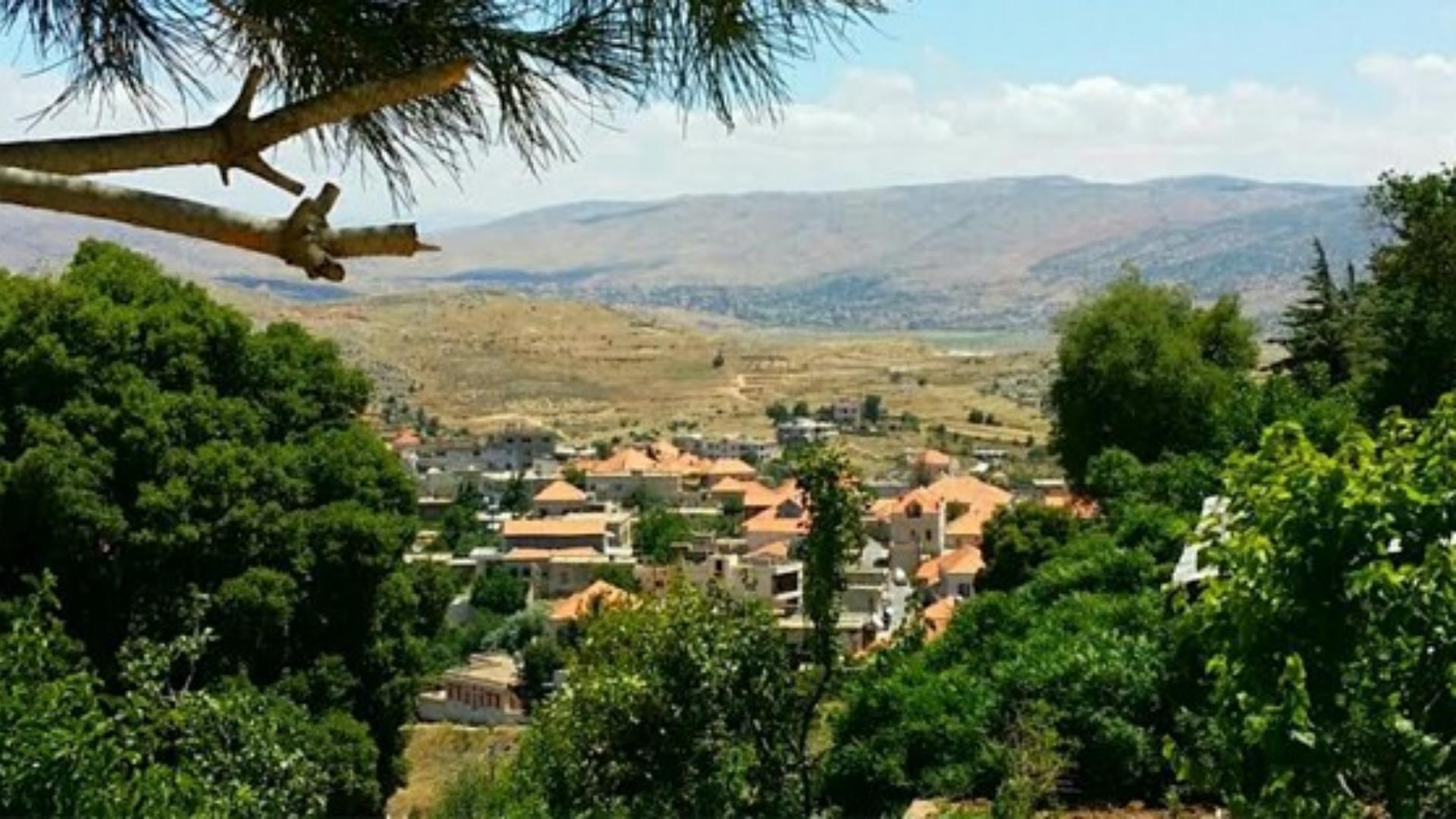 غارة اسرائيلية على اطراف راشيا الفخار