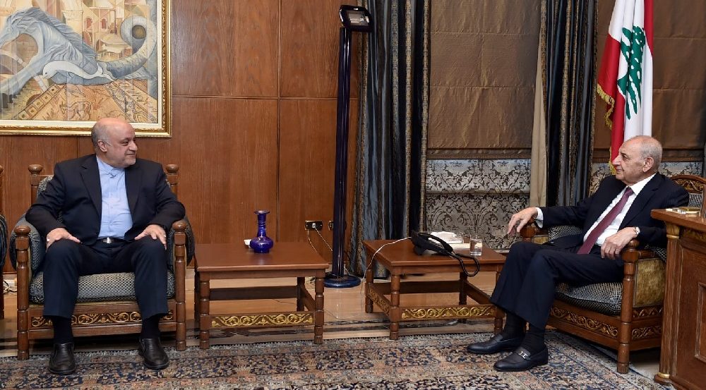 برّي التقى السفير الإيراني قبل زيارة برّاك وبعدها