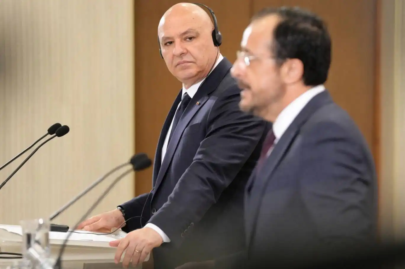 جوزاف عون في مؤتمر صحافي مشترك مع نظيره القبرصي