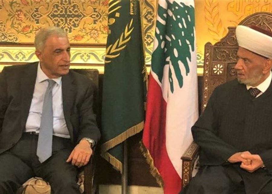 هاشم من دار الفتوى: خلاص لبنان بوحدة الموقف الداخلي