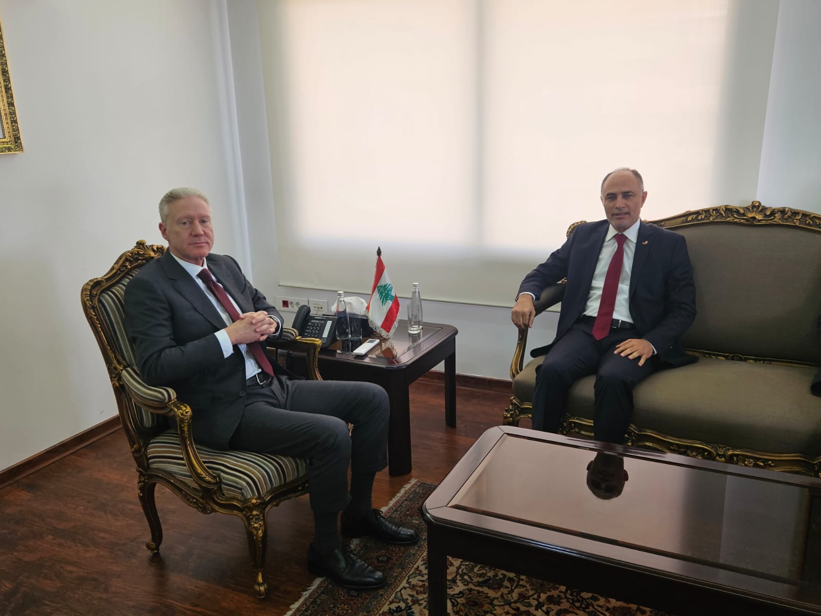 رجي والسفير التونسي رجي يشكر تونس على وقوفها الى جانب لبنان