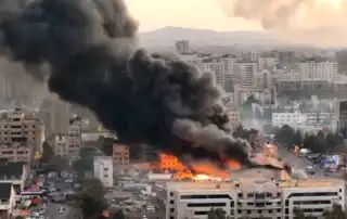 غارة على دمشق