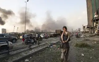 مرفا بيروت جرحى