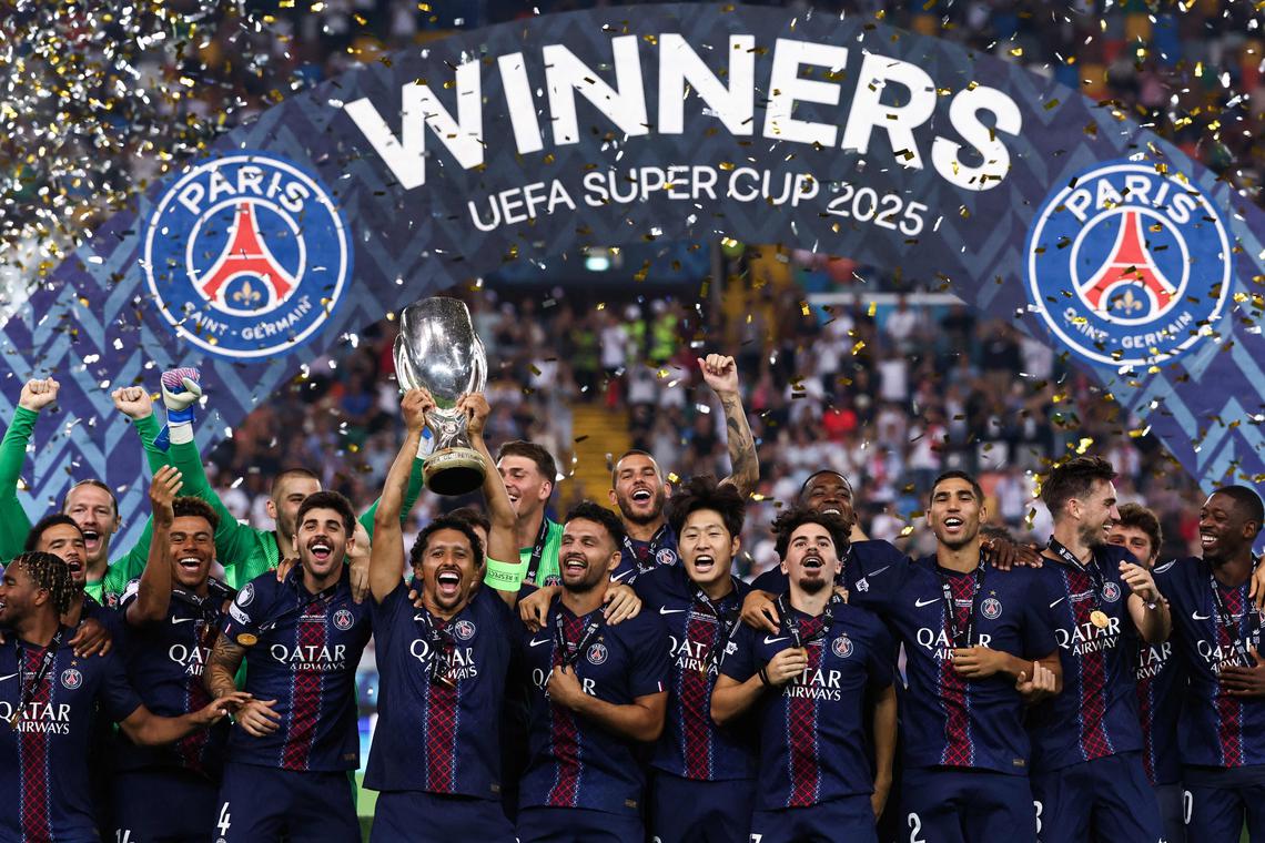 الـPSG يتوج بالسوبر الأوروبي على حساب توتنهام بعد ريمونتادا تاريخية