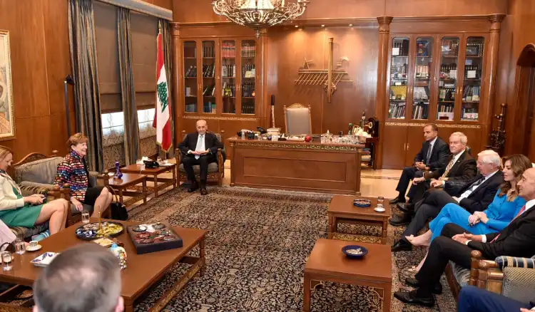 بري والوفد الاميركي