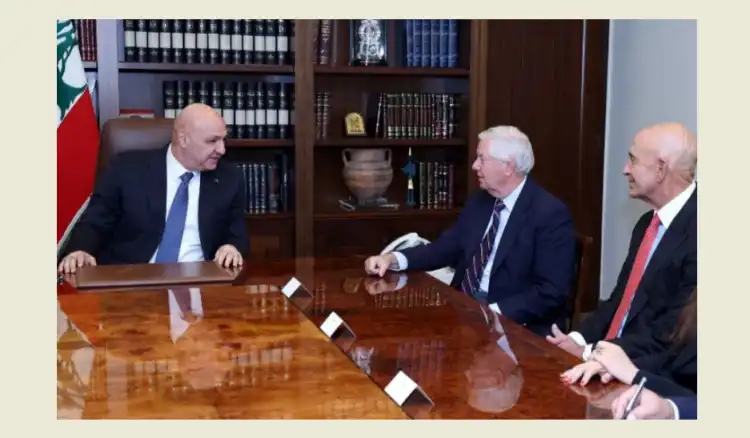 عون والوفد الاميركي