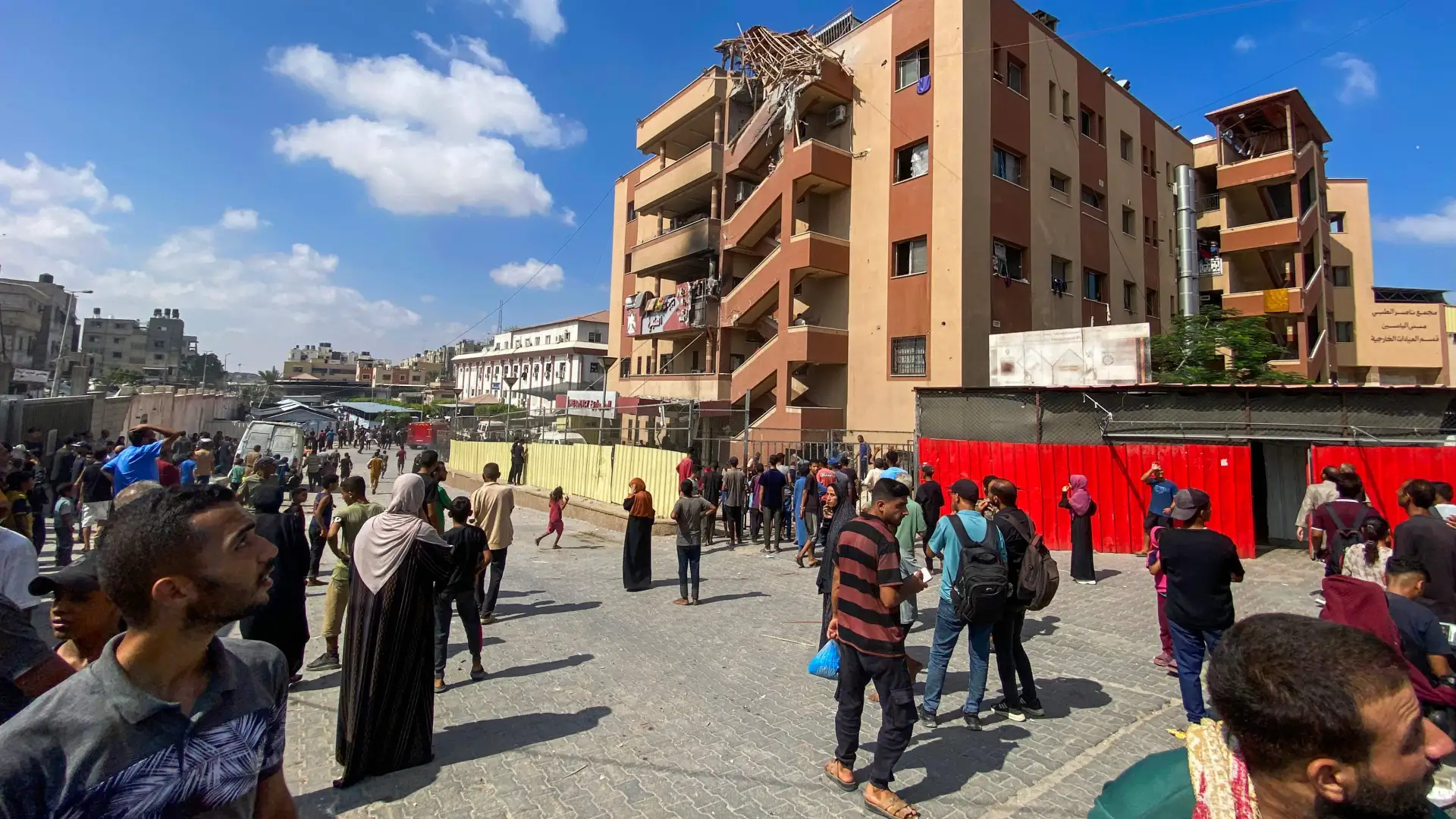 غزة عدد شهداء ناصر الطبي الى ارتفاع