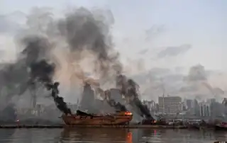 مرفا انفجار بحر