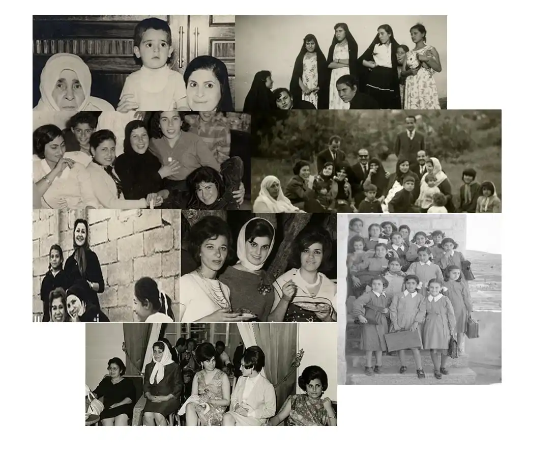 نماذج من لباس النساء في جبل عامل في خمسينات وستينات القرن الماضي