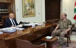 الرئيس عون وقائد الجيش هيكل