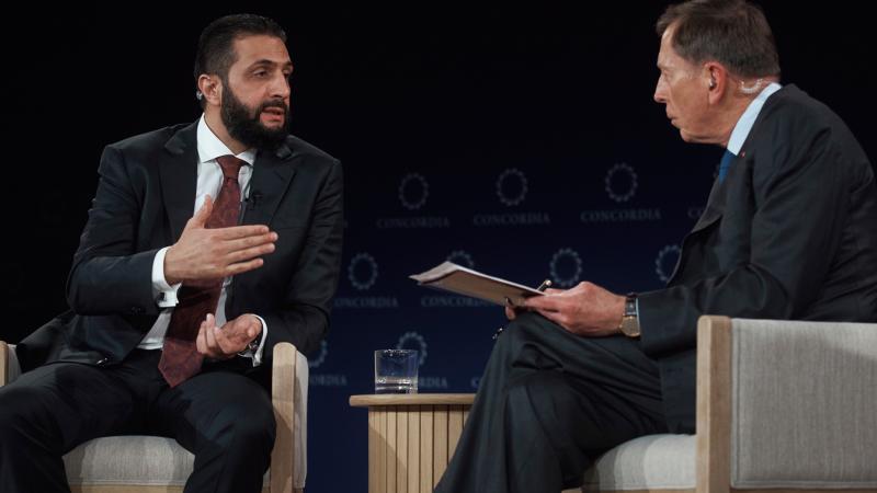 الشرع الشرع: نحن نخاف من إسرائيل وليس العكس