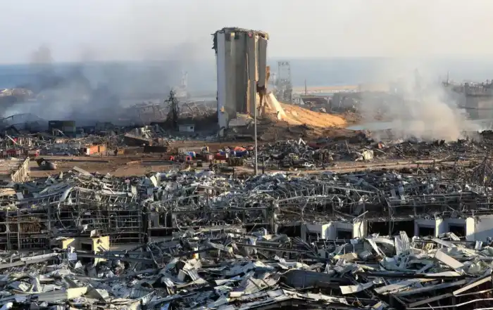 انفجار مرفا بيروت