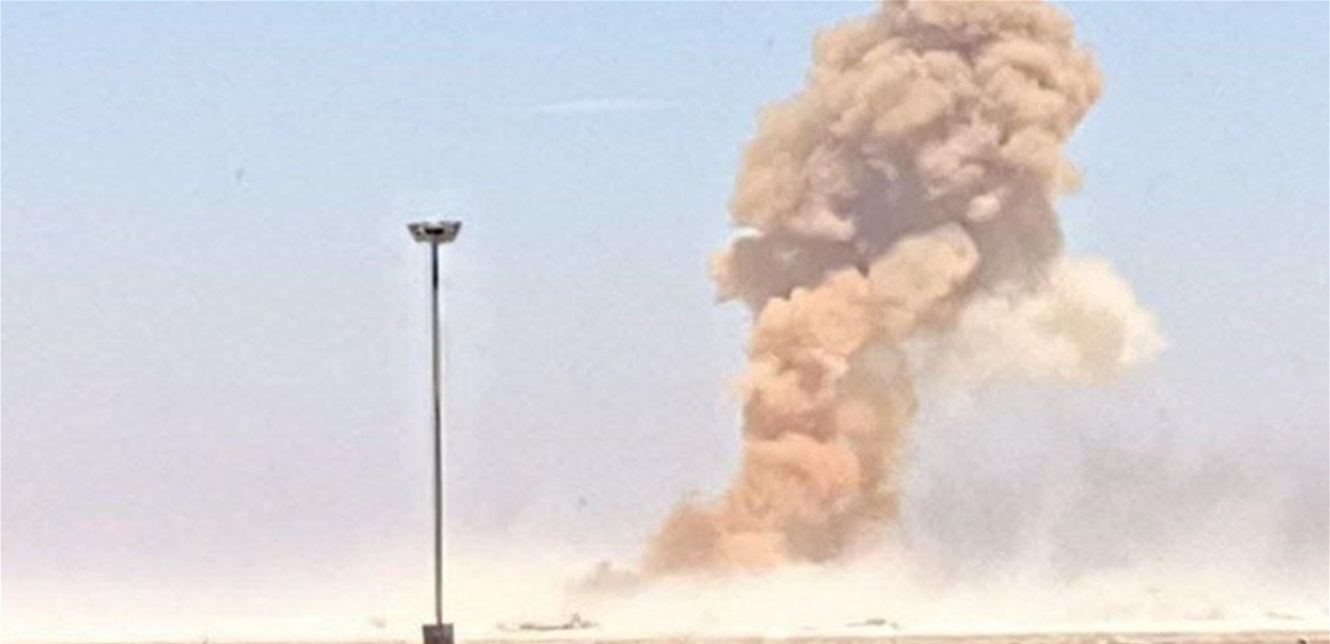 انفجار بالصورة- الانفجار قرب مطار دمشق… وهذه طبيعته
