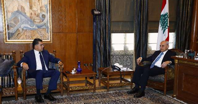 بري ومرقص مرقص زار الرئيس بري منوّهاً بجهود لجنة الإدارة والعدل